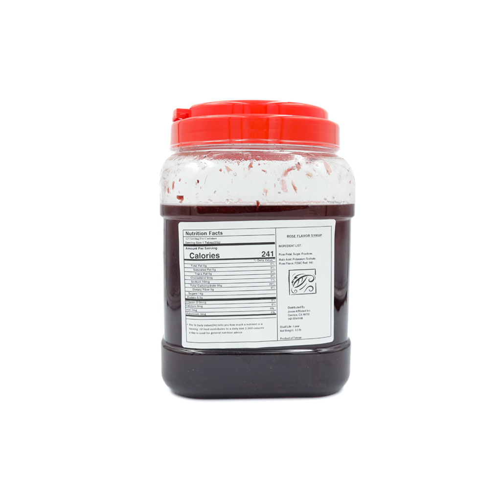 Rose Flavor Syrup Jam w/ Rose Petals